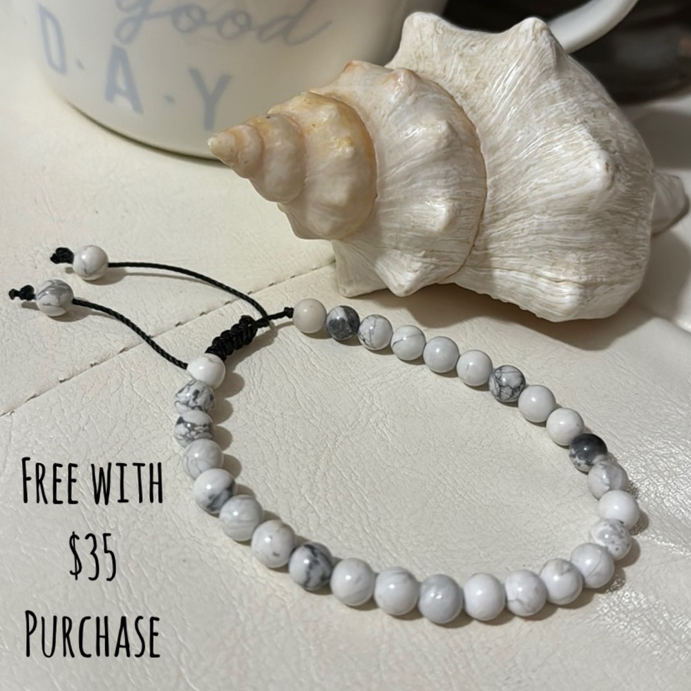 Free With $35 Purchase-New in bag-Bracelet with Waxed Adjustable Thread